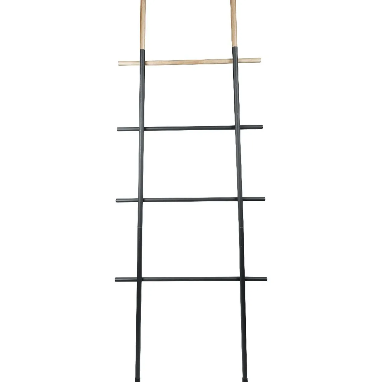 Sale Gifi Porte-serviette échelle gris anthracite naturel