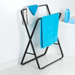 Best Gifi Porte-serviettes pieds croisés noir