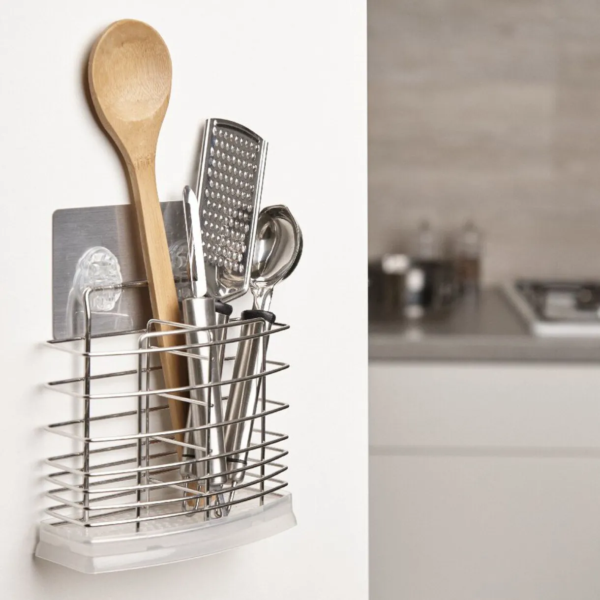 Pot à ustensiles adhésif^Gifi