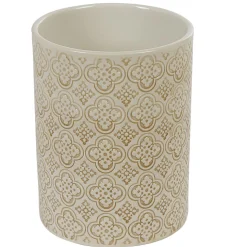 Pot à ustensiles de cuisine en céramique à motifs beige^Gifi Hot