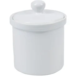 Pot avec couvercle blanc^Gifi Best