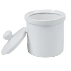 Pot avec couvercle blanc^Gifi Best