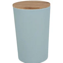 Pot avec couvercle naturel vert d'eau^Gifi