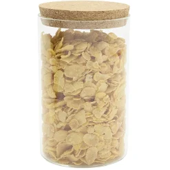 Pot de conservation en verre avec couvercle liège 1 L^Gifi Sale