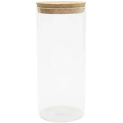 Pot de conservation en verre avec couvercle liège 1,5 L^Gifi Sale