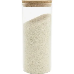 Pot de conservation en verre avec couvercle liège 1,5 L^Gifi Sale