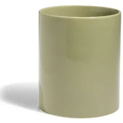 Pot de conservation 1,1L grès carreau de ciment couvercle bambou Ø12xH14,5cm^Gifi Sale