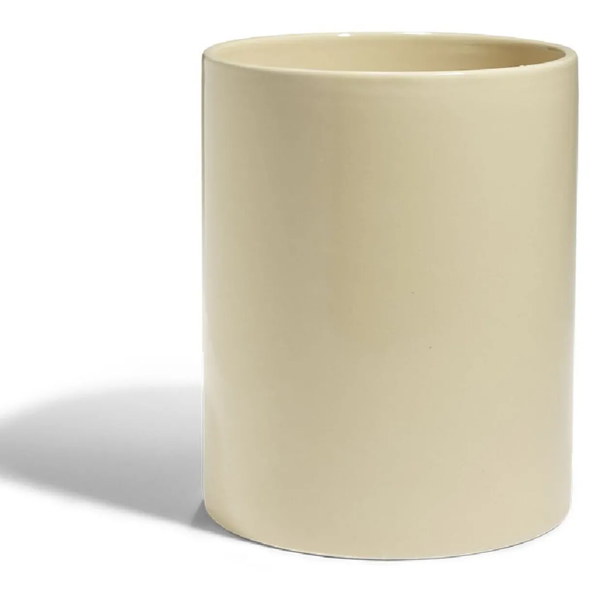 Pot de conservation 1,6L grès carreau de ciment couvercle bambou Ø14,2xH17,7cm^Gifi Best