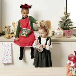 Pot en verre Disney Mickey Merry Kissmas avec couvercle Ø16xH20cm^Gifi Hot