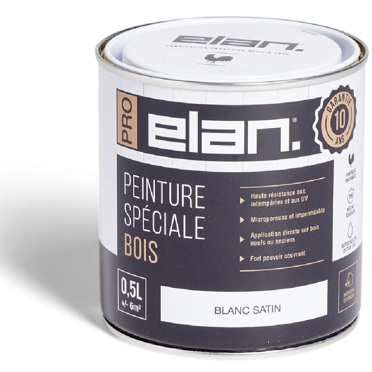 Best Gifi Pot peinture Elan bois int/ext blanc 0,5L