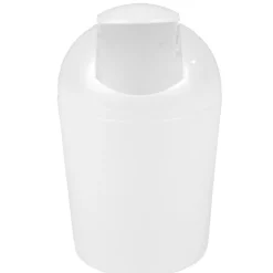 Nettoyage Et Entretien|Gifi Poubelle à coton blanc brillant x2