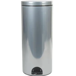 Nettoyage Et Entretien|Gifi Poubelle à pédale 30 L antitrace grise