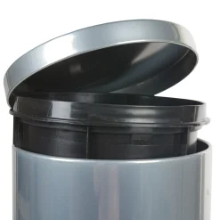 Nettoyage Et Entretien|Gifi Poubelle à pédale 30 L antitrace grise