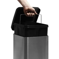 Nettoyage Et Entretien|Gifi Poubelle à pédale 30 L carrée