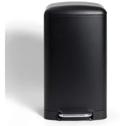 Nettoyage Et Entretien|Gifi Poubelle à pédale 30L métal noir avec bac amovible