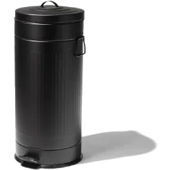Nettoyage Et Entretien|Gifi Poubelle à pédale noire 30 L