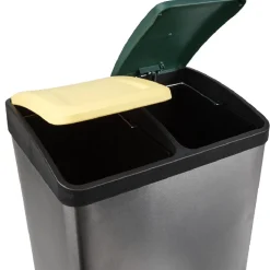 Nettoyage Et Entretien|Gifi Poubelle à pédales tri sélectif 2 x 20 L