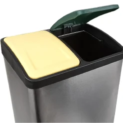 Nettoyage Et Entretien|Gifi Poubelle à pédales tri sélectif 2 x 20 L