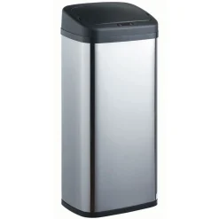 Nettoyage Et Entretien|Gifi Poubelle automatique grise et noire 40 L