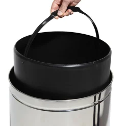 Nettoyage Et Entretien|Gifi Poubelle automatique inox 28 L grise