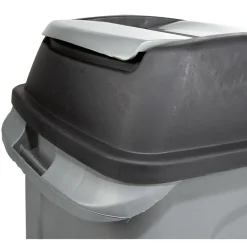 Nettoyage Et Entretien|Gifi Poubelle de garage 70L sur 4 roulettes