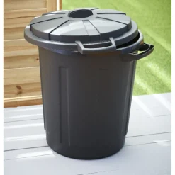Nettoyage Et Entretien|Gifi Poubelle de jardin 80 L