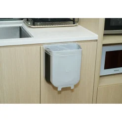 Nettoyage Et Entretien|Gifi Poubelle de porte amovible et rétractable 9 L