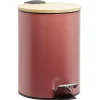 Nettoyage Et Entretien|Gifi Poubelle de salle de bain 3L marron naturel