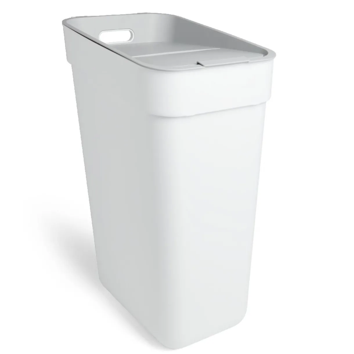 Nettoyage Et Entretien|Gifi Poubelle de tri blanche 30L