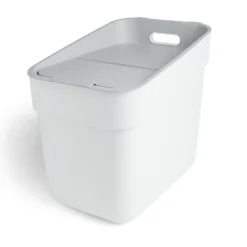 Nettoyage Et Entretien|Gifi Poubelle de tri blanche 20L