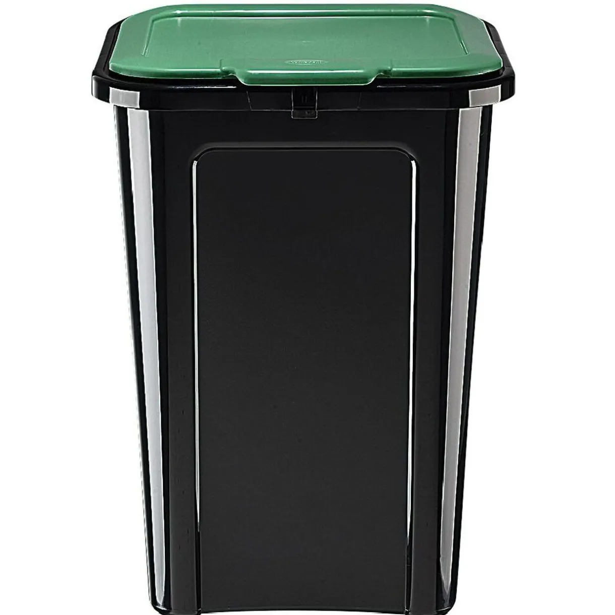 Nettoyage Et Entretien|Gifi Poubelle de tri couvercle vert 45L