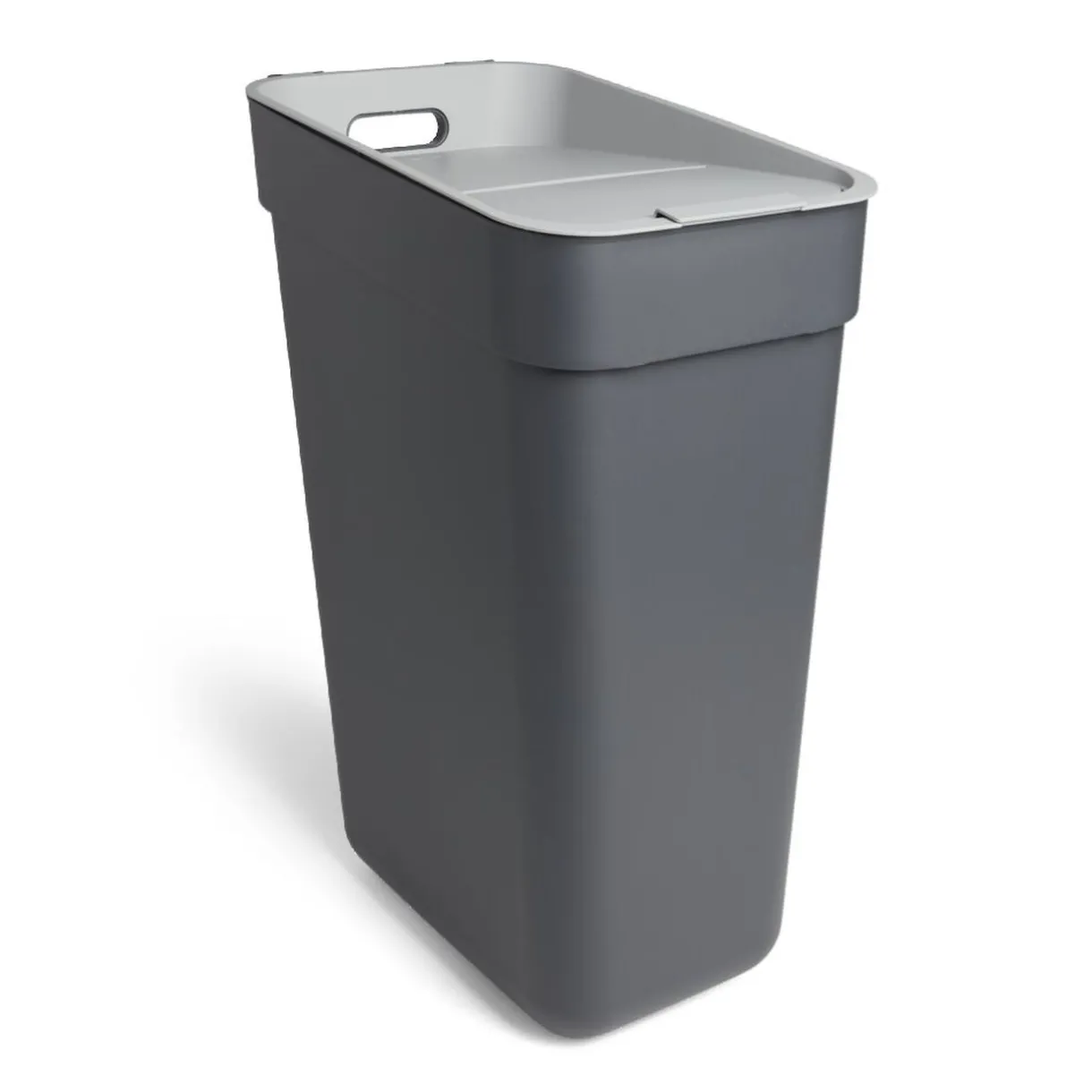 Nettoyage Et Entretien|Gifi Poubelle de tri grise 30L