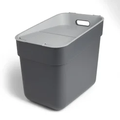 Nettoyage Et Entretien|Gifi Poubelle de tri grise 20L