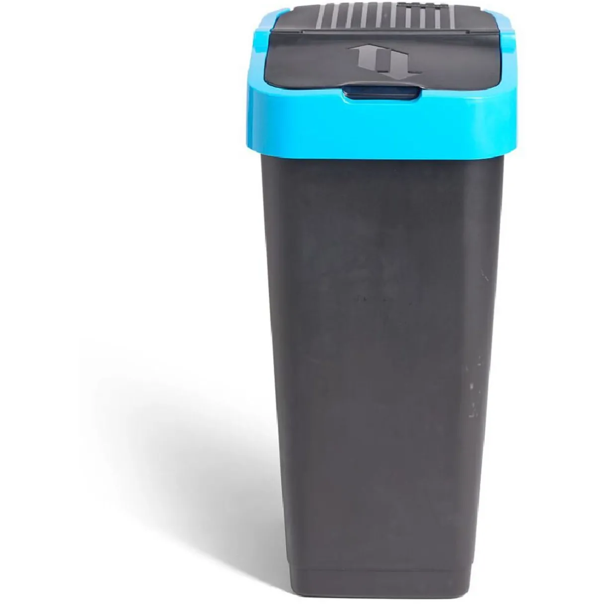 Nettoyage Et Entretien|Gifi Poubelle de tri pour papier 60L plastique bleu et noir