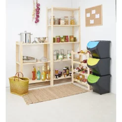 Nettoyage Et Entretien|Gifi Poubelle empilable colorée petit modèle 20 L