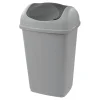 Nettoyage Et Entretien|Gifi Poubelle grise à rabat 9 L