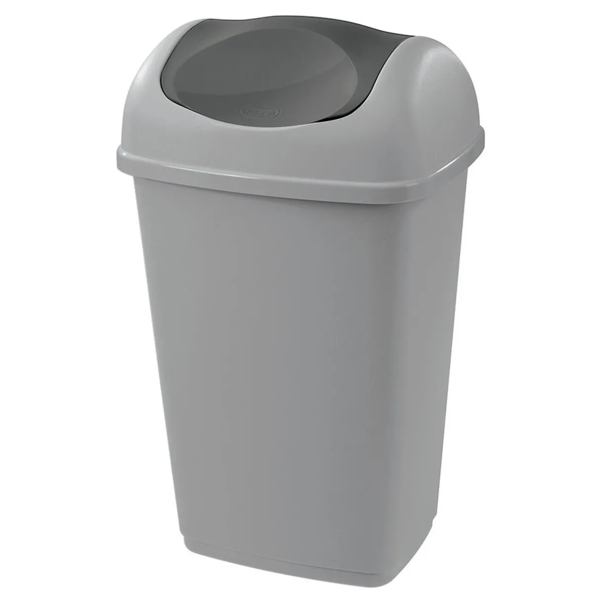 Nettoyage Et Entretien|Gifi Poubelle grise à rabat 9 L