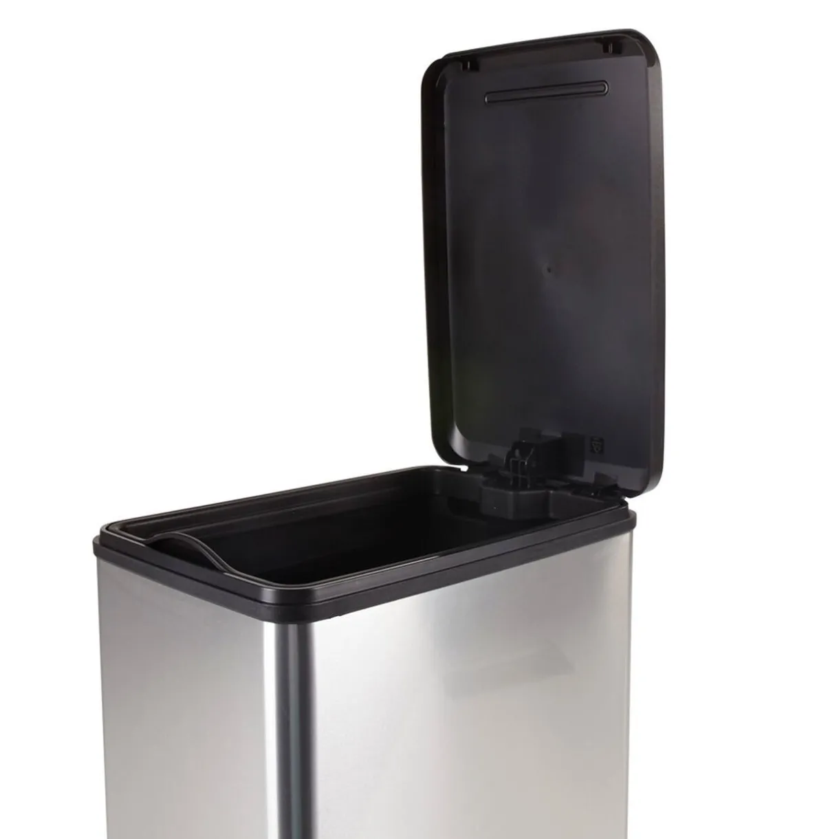 Nettoyage Et Entretien|Gifi Poubelle grise slim à pédale 25 L