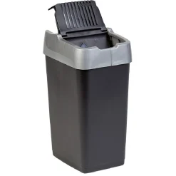 Nettoyage Et Entretien|Gifi Poubelle 18L à couvercle basculant push up H43 cm