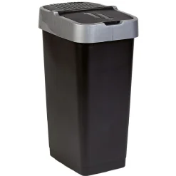 Nettoyage Et Entretien|Gifi Poubelle 60L à couvercle basculant push up H67 cm