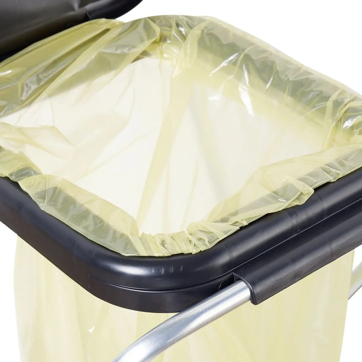 Nettoyage Et Entretien|Gifi Poubelle nomade métal repliable 50L à 130L