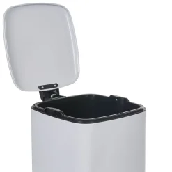 Nettoyage Et Entretien|Gifi Poubelle pédale blanche 20 L