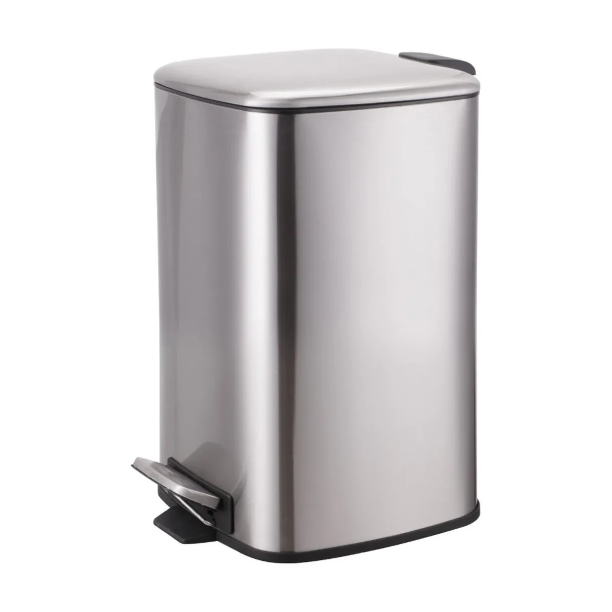 Nettoyage Et Entretien|Gifi Poubelle pédale gris métallisé 20 L