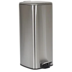 Nettoyage Et Entretien|Gifi Poubelle pédale gris métallisé 30 L