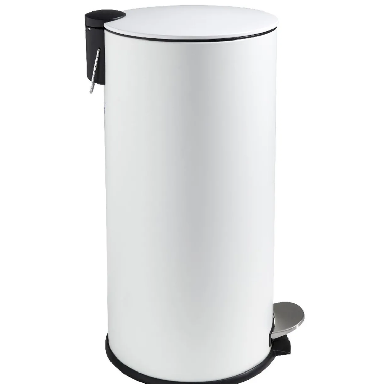 Nettoyage Et Entretien|Gifi Poubelle ronde à pédale blanc 27 L