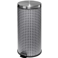 Nettoyage Et Entretien|Gifi Poubelle ronde à pédale Dolce Vita carreau de ciment 30L