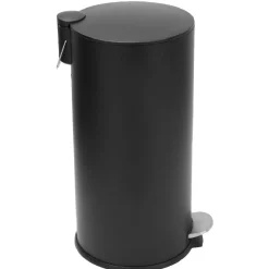 Nettoyage Et Entretien|Gifi Poubelle ronde à pédale noir 27 L