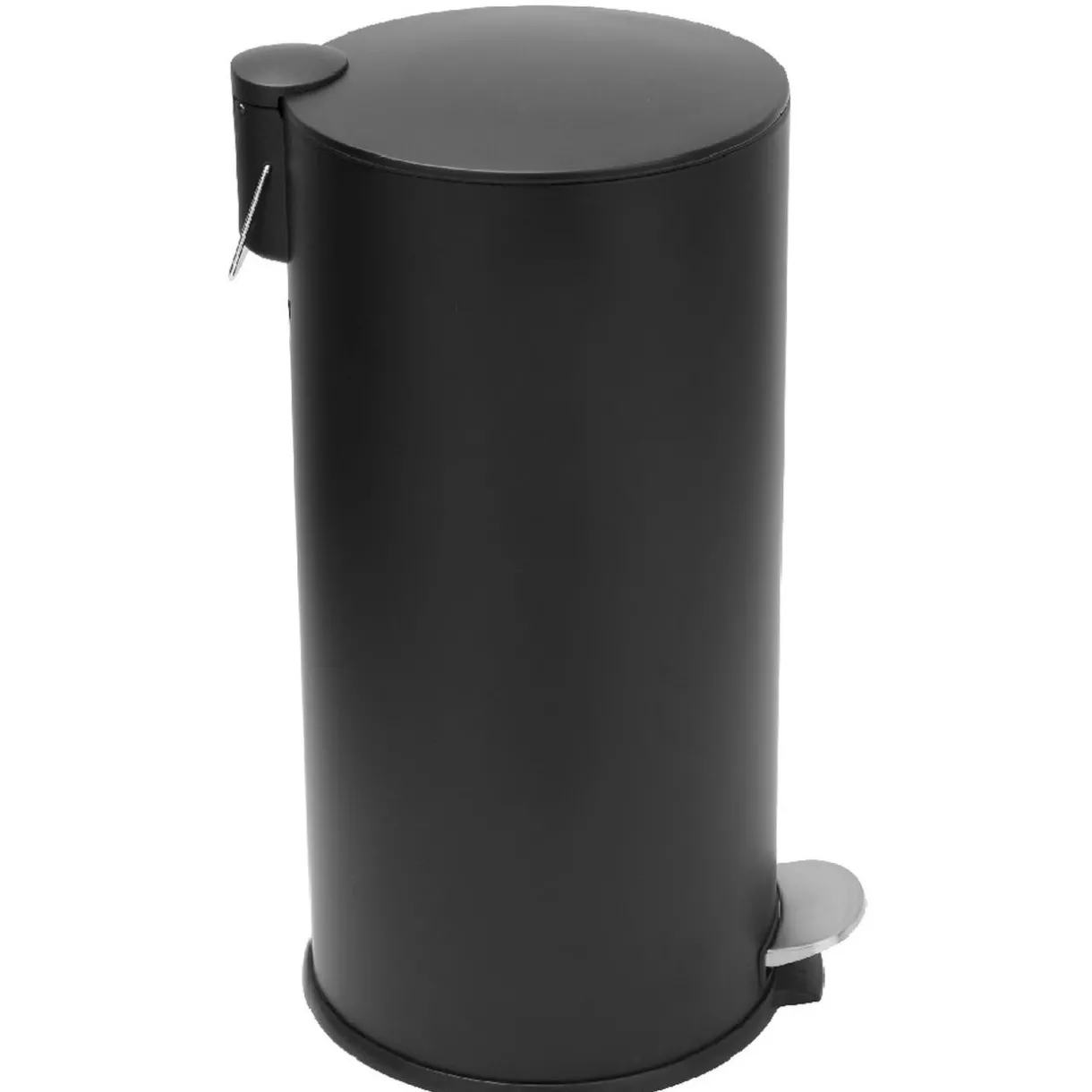 Nettoyage Et Entretien|Gifi Poubelle ronde à pédale noir 27 L