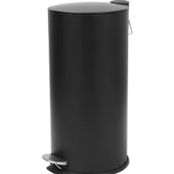 Nettoyage Et Entretien|Gifi Poubelle ronde à pédale noir 27 L