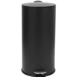 Nettoyage Et Entretien|Gifi Poubelle ronde à pédale noir 27 L